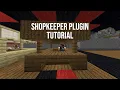 Shopkeeper plugin tutorial mostly trading villager