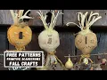 Primitive Fall Crafts with Scarecrow Free Patterns