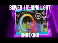 Bower 16 Ring Light Kit Unboxing No Talking