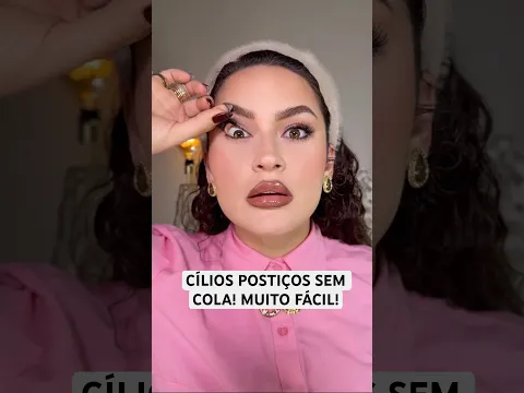 Cílios postiços SEM COLA! MUITO FÁCIL DE APLICAR!