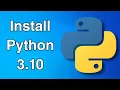 How to install Python 3 10 0 on Windows 10