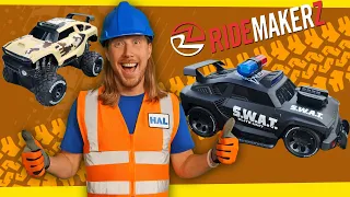 Building RC Cars at Ridemakerz with Handyman Hal Rescue Police Swat RC Car