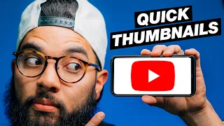 How to Make a YouTube Thumbnail Using Your Phone (FREE \u0026 EASY)