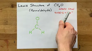 Lewis Structure of CH2O formaldehyde
