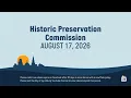 Lynchburg Historic Preservation Commission 8-17-2026