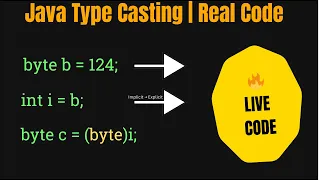 Implicit Explicit Type Conversion in Java Type Casting with Examples Java From Scratch