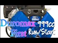 Duromax 999cc First Run and Start