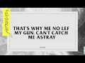Popcaan - Lef My Gun (Official Lyric Video)