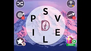 0399 Wordscapes Mountain Peak Level 399