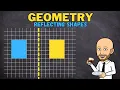 Reflecting shapes on a coordinate grid and across mirror lines Geometry