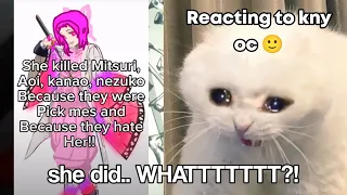 Reacting to Cringe KNY OCs