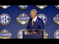 SEC Ole Miss head coach Pete Golding at Media Days