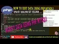 update data using php mysqli php mysqli tutorial avadh tutor