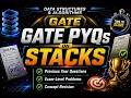 GATE PYQs on Stacks GATE Data Structures Algorithms