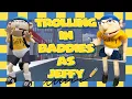 TROLLING AS JEFFY FROM SML IN BADDIES ROBLOXMOBILE GAMEPLAY