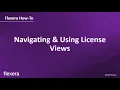 License Management Views Navigating Using License Views Flexera