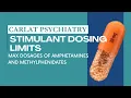 Stimulant Dosing Limits for AD When Is The Adderall Ritalin Dose Too High