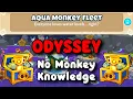BTD6 Odyssey No Monkey Knowledge Guide Hard Mode Tutorial Aqua Monkey Fleet