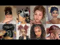 Cute Curly hairstyles watch me style my hair compilation pt2