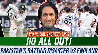 110 All Out! Pakistan’s Batting Disaster vs England | PAK vs ENG Day 2 | Ramiz Speaks