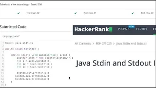 Java Stdin and Stdout I HackerRank Taking user input and outputting it