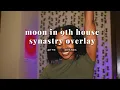 understanding the MOON IN 9TH HOUSE synastry overlay december astro challenge day ten
