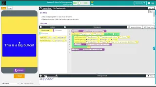 Code org Computer Science Principles Unit 3 Lesson 5 - Intro to Programming