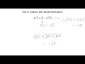 Combining Like Radical Expressions by Simplifying First