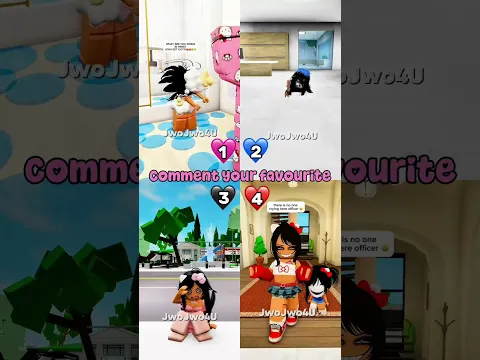 that or that TREND BATTLE 😈 comment your favourite 1,2,3 OR 4 #roblox #shorts