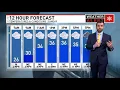 Lingering snow showers Saturday ahead of storm Sunday into Monday