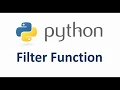 What is Filter Function in Python