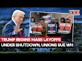 Download Lagu Trump Begins Mass Layoffs Amid US Shutdown, Federal Unions Sue White House As Dems Refuse To Budge