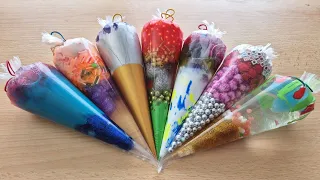 Piping Bags Slime Making #crunchyasmr