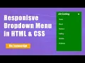 How to Create Responsive Navigation Bar using HTML and CSS Only Navbar Menu in HTML Devscore