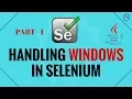 How to Handle Multiple Windows and Tabs in Selenium Webdriver - Part 1