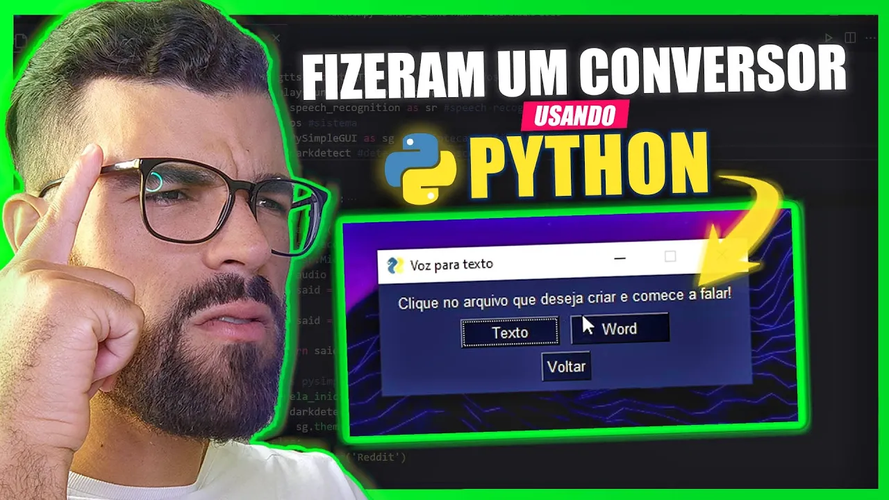 Conversor de Texto a Voz em Python? FÁCIL ou DIFÍCIL?