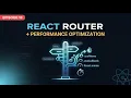 React Router Tutorial Routing useMemo useCallback React memo Ep 18
