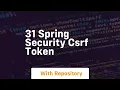 31 spring security csrf token