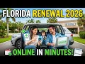Florida Registration Renewal Online 2026 Fees Steps Requirements DMV Process