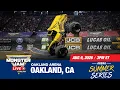 Monster Jam Oakland CA - 3 Full Event Aug 9 2026 Oakland Arena