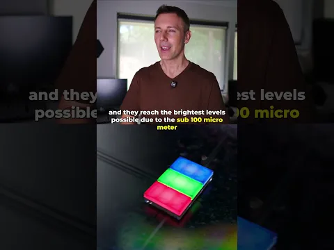 I Checked out Samsung's MicroRGB TV in person #samsungtv #microrgb #newtechnology