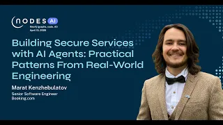 Thumbnail for NODES AI 2026 – Building Secure Services with AI Agents: Patterns From Real-World Engineering video