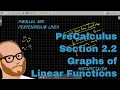 PreCalculus - Section 2 2