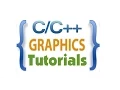 C Graphics Tutorial 3 - line circle outtextxy Function
