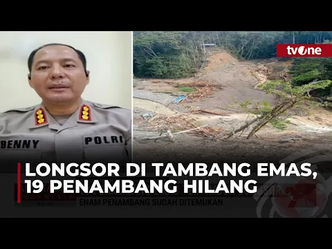 19 Penambang Emas di Papua Barat Tertimbun Longsor