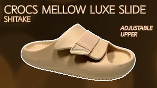 2024 Crocs Mellow Recovery Luxe Slide Shiitake Review & On Feet