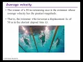 PHY 213 Chapter 2 Displacement Velocity