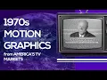 70s Motion Graphics from Every American TV Market - Station IDs News Intros More