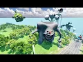 ALL MONSTERS Big & Small Cars with RENG RENG BUS EATER & CAR EATER & BUS EATER – BeamNG Drive