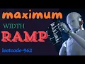 Maximum Width Ramp Leetcode 962 leetcode daily problem today must do Leetcode DSA problems